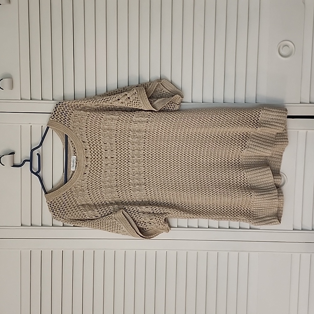Beige Dress Barn knit sweater 3x